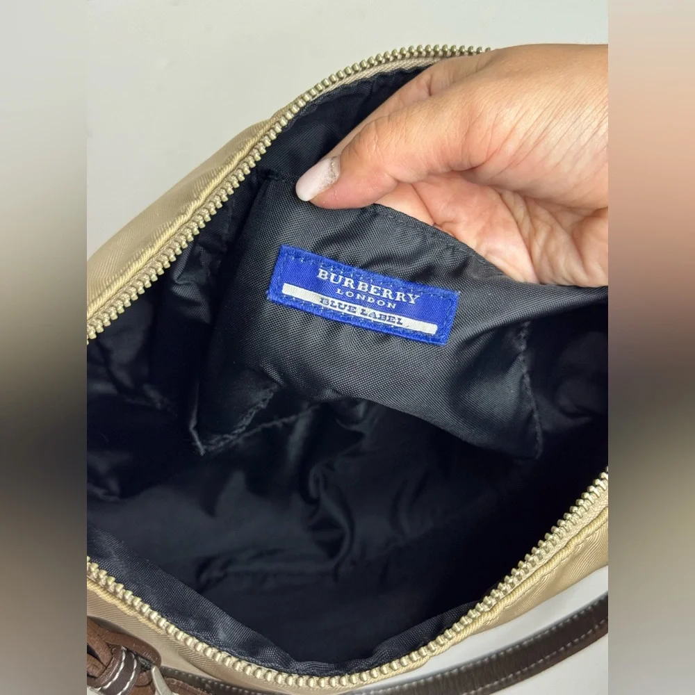 Vintage BURBERRY Blue Label Nylon Shoulder Bag